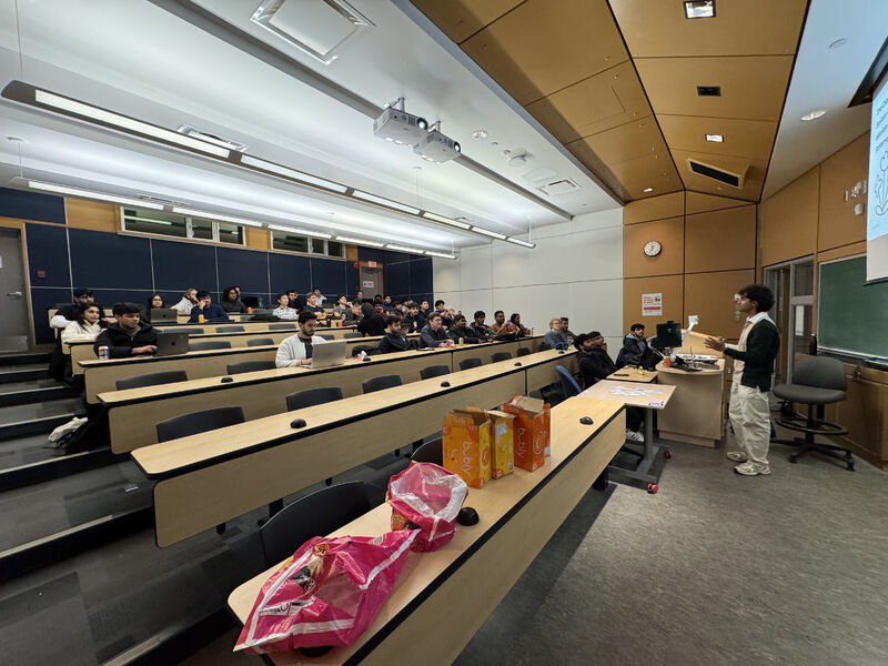 Builders gathered in ECS 124 for the first Claude Builder Club meeting