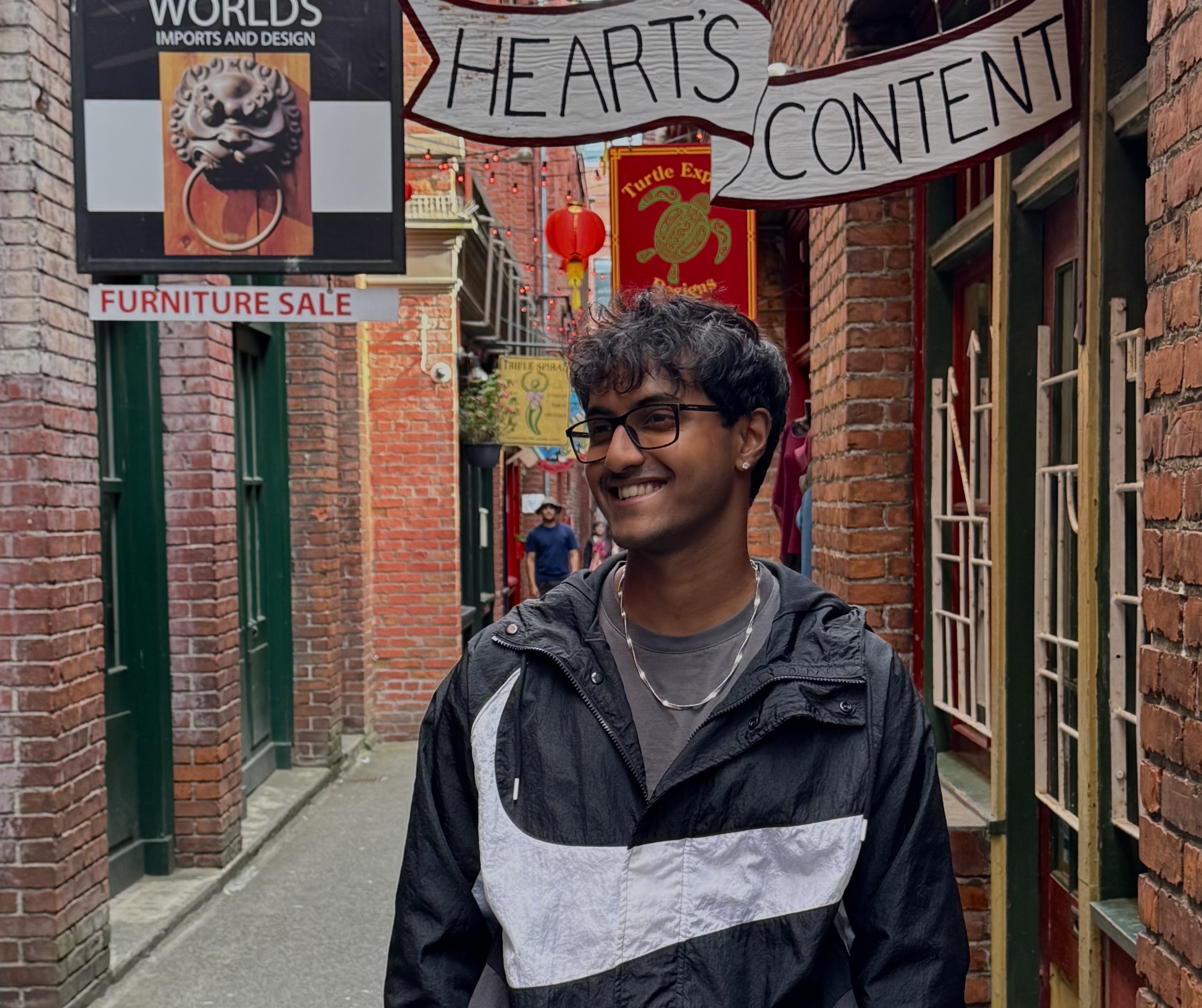 Paurav in downtown Victoria